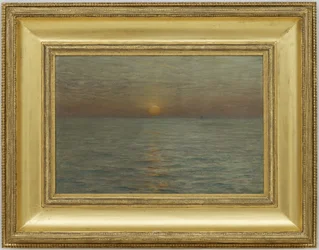 La mer : coucher de soleil, 1889
